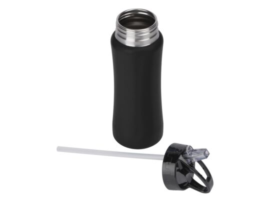 Бутылка для воды Bottle C1, soft touch, 600 мл, черный